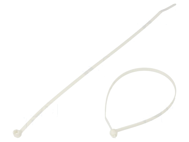 Kabelbinder; met metalen sluiting; L: 203mm; W: 3,6mm; polyamide Kabelbinder; met metalen sluiting; L: 203mm; W: 3,6mm; polyamide